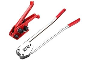 GOTOTOP Umreifungsspanner, manuelle PP/PET-Kunststoff-Bandspanner & Versiegelung, Handgurtversiegelung, Verpackungsmaschinen-Werkzeugset