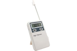 RALERTREIK Termómetro digital de mano con sonda y pantalla -50º +300ºc 25fr0485 Agtwt2 Ideal para equipos de aire acondicionado, climatización, cocina, asado y laboratorios