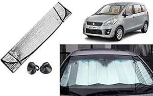 Auto Kite - Collapsible Mesh Foldable Auto Front/Rear Window Car Windshield Sun Shade for - Ertiga Type-1