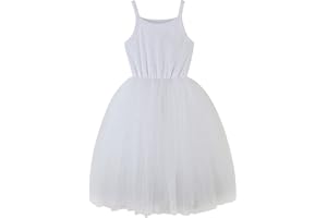 imKutie Baby Girl Tutu Dress Toddler Kids Sleeveless Fluffy Tulle Princess Dresses for 0-7Years