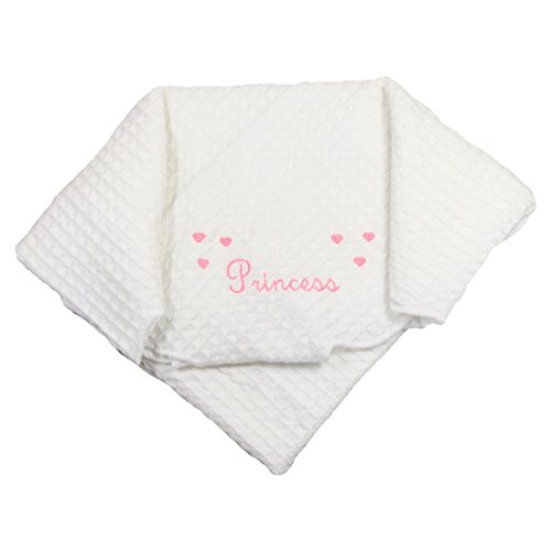 Snuggle Baby Princess Embroidery Baby Shawl, Pink