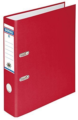 Preisvergleich Produktbild Donau ÖKO Ordner A4 rot, Breite 7 cm - 1St.