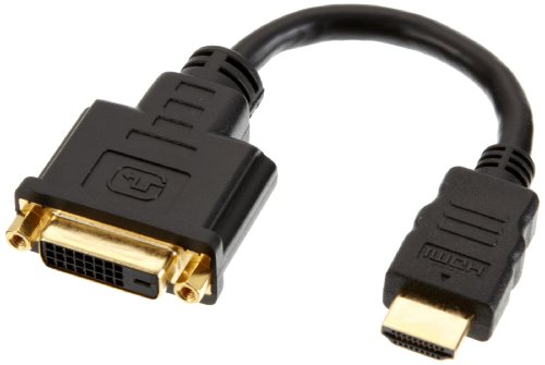 PureLink HA0002-10 Basic+ Serie HDMI/DVI 1.3 Portsaver Adapter ((18+1) HDMI A Stecker auf DVI-D Buchse) schwarz
