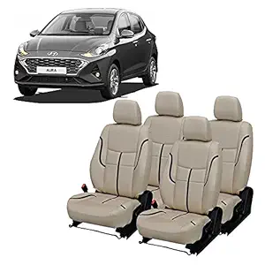 JMDi Premium 'Hyundai Aura ' Front & Back Leatherette Seat Cover (A Quality Product) S7-PU202020