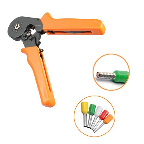 800 Aderendhülsen Hexagonal Crimpzange Kit, GOCHANGE 0.25-6.0mm Crimper Zange Crimpwerkzeuge Set, Crimp Tool mit 800 Ratsche Kabelschuhe für Crimpen von isolierten und nicht isolierten Aderendhülsen - 6