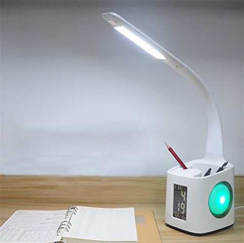 Preisvergleich Produktbild HOME$LED-Lese-Augenschutz-Feder-Nacht... Bluetooth Multifunktions-Tabellen-Lampe