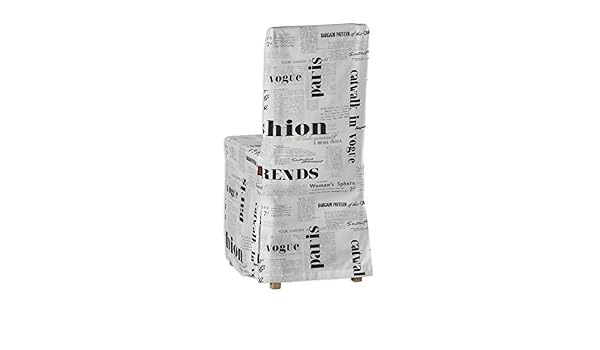 Dekoria Ikea Ivar Chair Cover Newspaper Print Amazon In Home