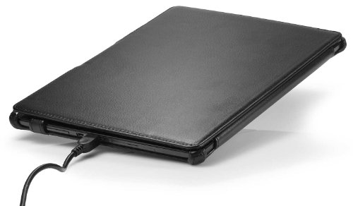 StilGut UltraSlim Case, Tasche für Lenovo IdeaTab S6000 mit Standfunktion, Schwarz B-WARE MODELL! - 7