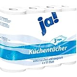 ja! Küchentücher 3 Lagen 4 x 51 Blatt