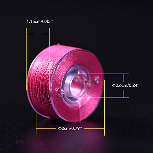 Outus Spulen und bunte Nähgarn mit Organizer und Maßband für Bruder, Janome, Kenmore und Sänger - 2