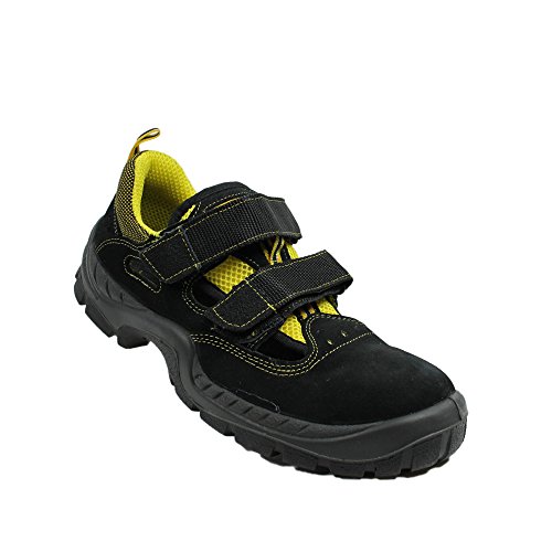 Preisvergleich Produktbild pka S1 Sicherheitsschuhe Arbeitsschuhe Berufsschuhe Businessschuhe Schwarz