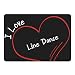 Produktbild Mousepad Modern I Love Line Dance schwarz