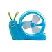 Produktbild Jessie&Letty USB Computer Niedlich Schnecke Geschwindigkeit Ventilator Mini für den Schreibtisch mit An/Aus-Schalter, Ventilatoren Tischventilatoren USB-VentilatorenTurbo-Ventilator, (Blue)