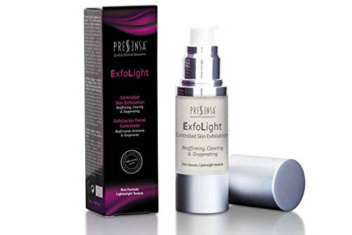 ExfoLight Controlled Skin Exfoliation, Gesichtsreinigungsmittel mit GLYKOLSÄURE, für Falten, dunkle Flecken und Alterungsanzeichen. 30 ml