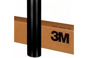 Generic 3M 2080 SATIN BLACK S12 Car Wrap Air-Release Vinyl Film Bubble-Free Application (30cm x 152cm (11.8in x 59.8in))