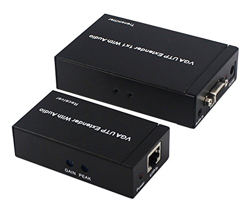Neutral products Extensor de DVI, VGA Extender 300m TV Cable Extension vga to rj45 Converter Video Cable Adapter