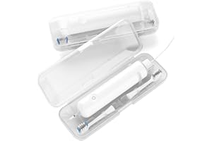XBERSTAR Laifen - Custodia da viaggio per spazzolino elettrico portatile trasparente, contenitore da viaggio, trasparente, rigida