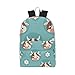Produktbild Kuh-weibliches klassisches nettes wasserdichtes Daypack sackt Schulehaus-Kausale Rucksäcke Rucksäcke Bookbag für Kinder, Frauen und Männer mit Reißverschluss und Innentasche EIN