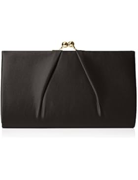 Swanky Swans Damen Mira Satin Classic Frame Bag Clutch, 5.1x12x20.8 cm