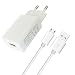 Produktbild LOVEPEA Galaxy S7 S7 Edge S6 Rand LG G2 G3 G4 AC Adapter 2.1A Schnellladegerät für Samsung Adaptive Schnellladegerät Micro USB Kabel Kit {Wandladegerät + Kabel}