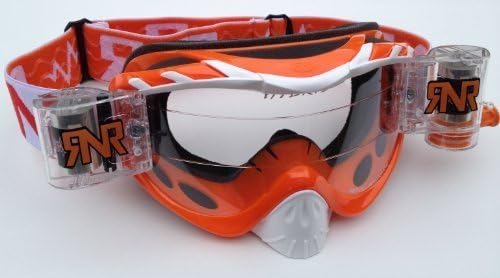RNR RIP N ROLL HYBRID FULLY LOADED MOTOCROSS MX GOGGLES SEVILLE ORANGE