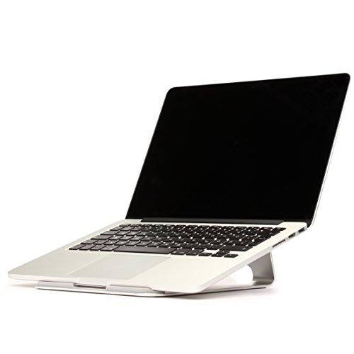[WoW] Original UrCover Aluminium Notebookständer und Halter für Apple Macbook Pro/Retina, [DEUTSCHER FACHHANDEL] Samsung Laptop, Asus Laptop, Lifebook, Netbook, Notebook, Lenovo Ultrabook Silber