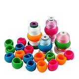 ◎ Diseño reutilizable: Estos carrete de hilo siempre se enrollará a su forma original después de repetidas usando. Muy durable por años.