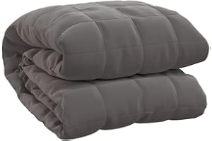 ‎VIDAXL vidaXL Koc obciążeniowy, szary, 200x220 cm, 9 kg, tkanina