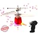 Produktbild Mindscope RC UFO - Micro Drohne Rot!Mit hellen LED Disco Lichtern und 5 Lichtshows!Einfach zu Steuern mit der Hand!Das Spielzeug für Jung und Alt!Der Megaspaß auf jeder Party!Der HIT auf jeder Kinderparty,Flugspiel,Astronaut,Mini Drohne