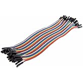 robotistan 30 cm 40 Pin Ayrılabilen Dişi-Dişi F-F Jumper Kablo-300 mm