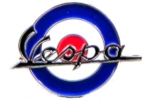 TESTEL Metal Esmalte Pin Broche para patinete MOD RAF ROUNDEL – Vespa