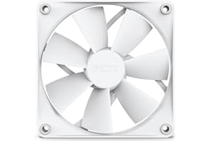 NZXT F120P Static Pressure Fans - RF-P12SF-W1 - Consistent Pressure - Powerful Cooling - Long Lifespan - 120mm Fan Single Pack - White