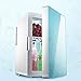 Produktbild Wu's Mini-Kühlschrank 16L, LCD-Digitalanzeige-Auto-Gefrierschrank, gehärtetes Glas-Einzelner Tür-Kühlschrank, Auto und Hauptgebrauch, DC12V, AC220V