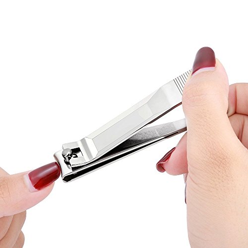 BEZOX Premium Nagelknipser aus Edelstahl Hochwertiges Design-scharfer & glatter Schnitt -Clipper – Nagelzwicker – Nagelzange (große) - 2