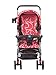 Mee Mee Baby Pram with Adjustable Seating Positions and Reversible Handle (Red White) RS.4249.15
