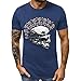 Produktbild T-Shirt Herren, Sommer Skull Print Kurzarm Oansatz Hemd Personalisiertes Muster Hübsche Bluse Muscle Laufen Top