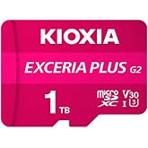 KIOXIA 1TB Exceria Plus G2 Micro SDXC 4K 100/90MB/sn Hafıza Kartı (SD Adapt&ouml;rl&uuml;)