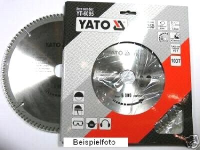Yato YT 6095 Kreissägeblatt für Aluminium 250 x 100 x 30 mm