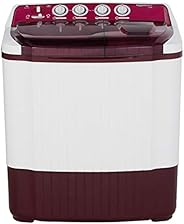 AmazonBasics 7.5 kg Semi-Automatic Top Load Washing machine (Burgundy)
