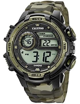 Calypso Herren-Digitaluhr Camouflage K5723/6