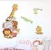 Produktbild Xzfddn Wald Löwe Elefant Tiger Bär Giraffe Affe Wandaufkleber Tiere Für Kinder Zimmer Kinder Baby Kinderzimmer Zimmer Home Decor Poster