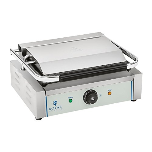 Royal Catering - RCKG-2200-G - Piastra panini - 1 x 2.200 Watt