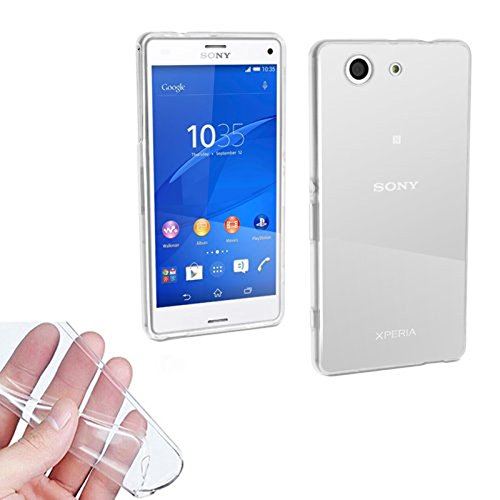 TBOC Funda de Gel TPU Transparente para Sony Xperia Z3 Compact Mini de Silicona Ultrafina y Flexible