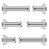 Robustes Material: Garderobenhakenaus Edelstahl, wasserdicht und rostfrei, gebürstetes Nickel-Finish mit glatter Oberfläche, gut passend zu modernen Möbeln, hängendes nasses Handtuch ohne Rost im Badezimmer.