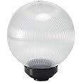 Improvhome Gate Light, Transparent, Round Shape