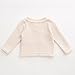 Marc janie Baby Girl Solid Color Knitting Top Beige 4T
