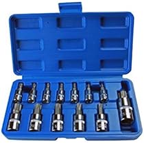 Set 13 Punte Esagonali Metriche Bergen - Buscole Da 2 A 14mm Per Chiavi 1/4", 3/8" E 1/2" - Acciaio Cromato Vanadio - Foto 7