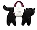 Leschi Travel pillow (for car and plane journeys) | 36704 | Feline the cat | Colour: Midnight / Midnight