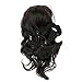 Generic High Quality Fashon Women Carved Full Wigs Long Curly Hair Fluffy Wavy Wigs 2 Colors - black RS.570.00