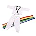 Produktbild Sharplace Puppenkleidung Taekwondo Dobok mit 5 Gürtel für 18 '' American Girl / /Journey Girl Puppe